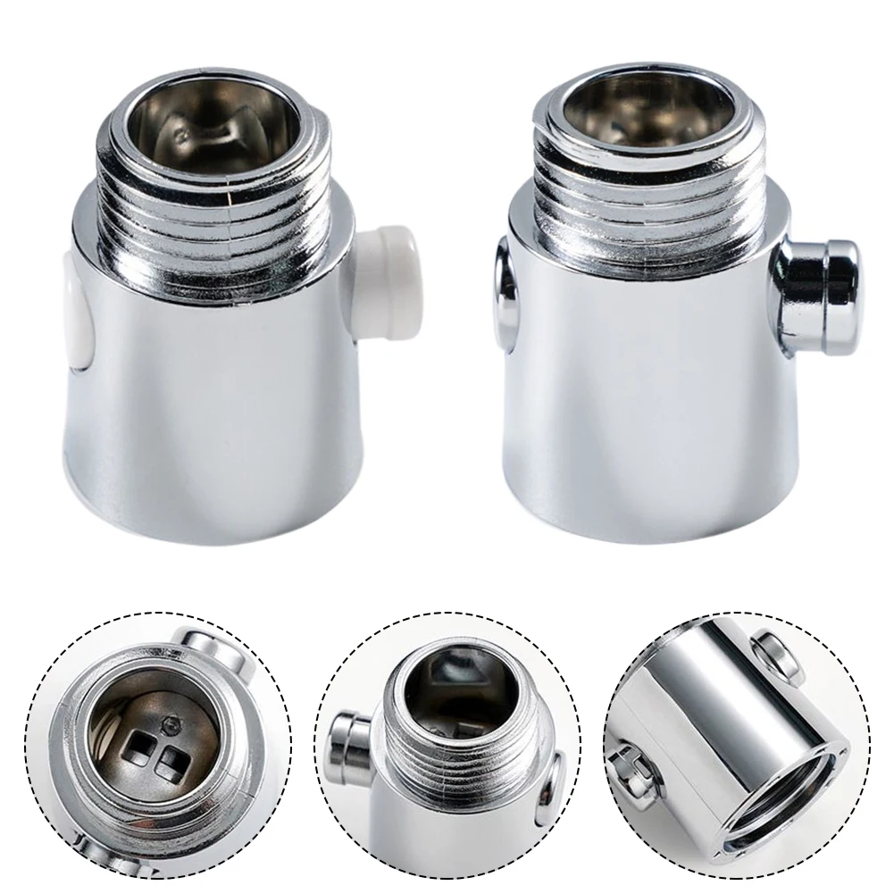 

Brand New Shower Head Diverter Valve Switch Water Separator 37*27.5mm ABS Bathroom G 1/2 Male & Female Handheld