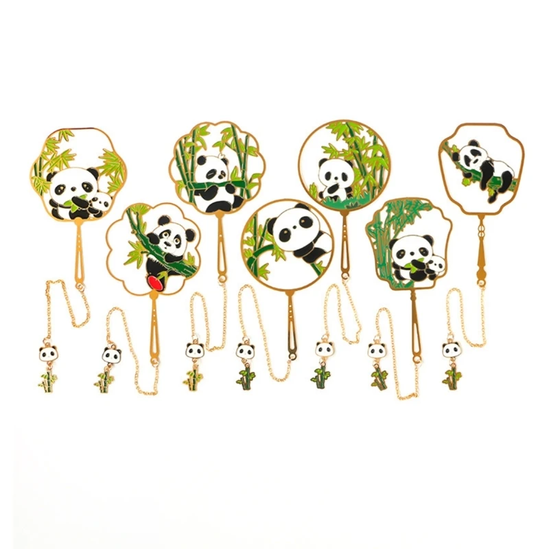 

Animal Metal Bookmark-w/ Tassel/Pendant Panda Chinese Style-Book Marker