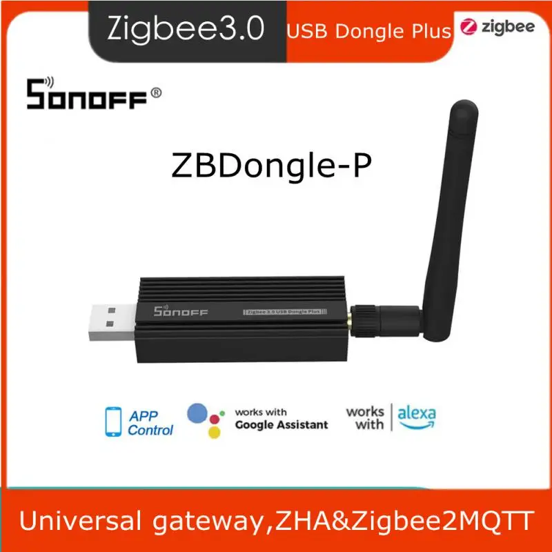 

Беспроводной USB-ключ SONOFF ZB Dongle-P Zigbee 3,0, анализатор шлюза Zigbee Zigbee2MQTT, захват через USB-интерфейс с антенной
