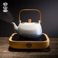sanjie electric ceramic stove tea cooker tea stove teapot ceramic kettle tea making dedicated household tea set