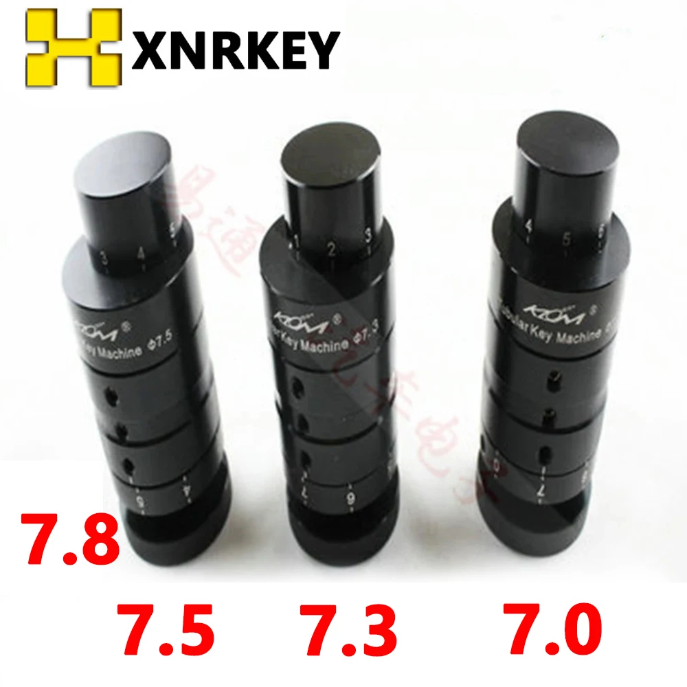 XNRKEY Tubular Computerized Key Cutting Machine Cutters South Korea KLOM Portable Plum Key Copier7.0mm/7.3mm/7.5mm/7.8 mm