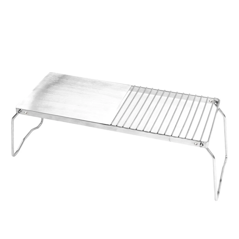 

Многофункциональный кронштейн для барбекю, уличный удобный инструмент из нержавеющей стали для барбекю, кемпинга, пикника