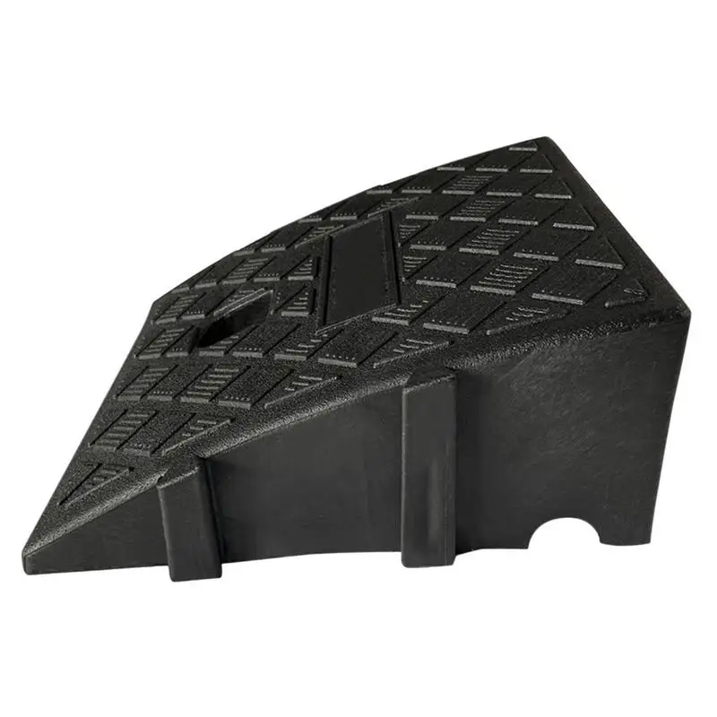 

Car Curb Ramp PVC Driveway Curb Ramp Lightweight Threshold Ramp For Driveway Loading Dock Sidewalk Scooter Bike Motorcycle Car