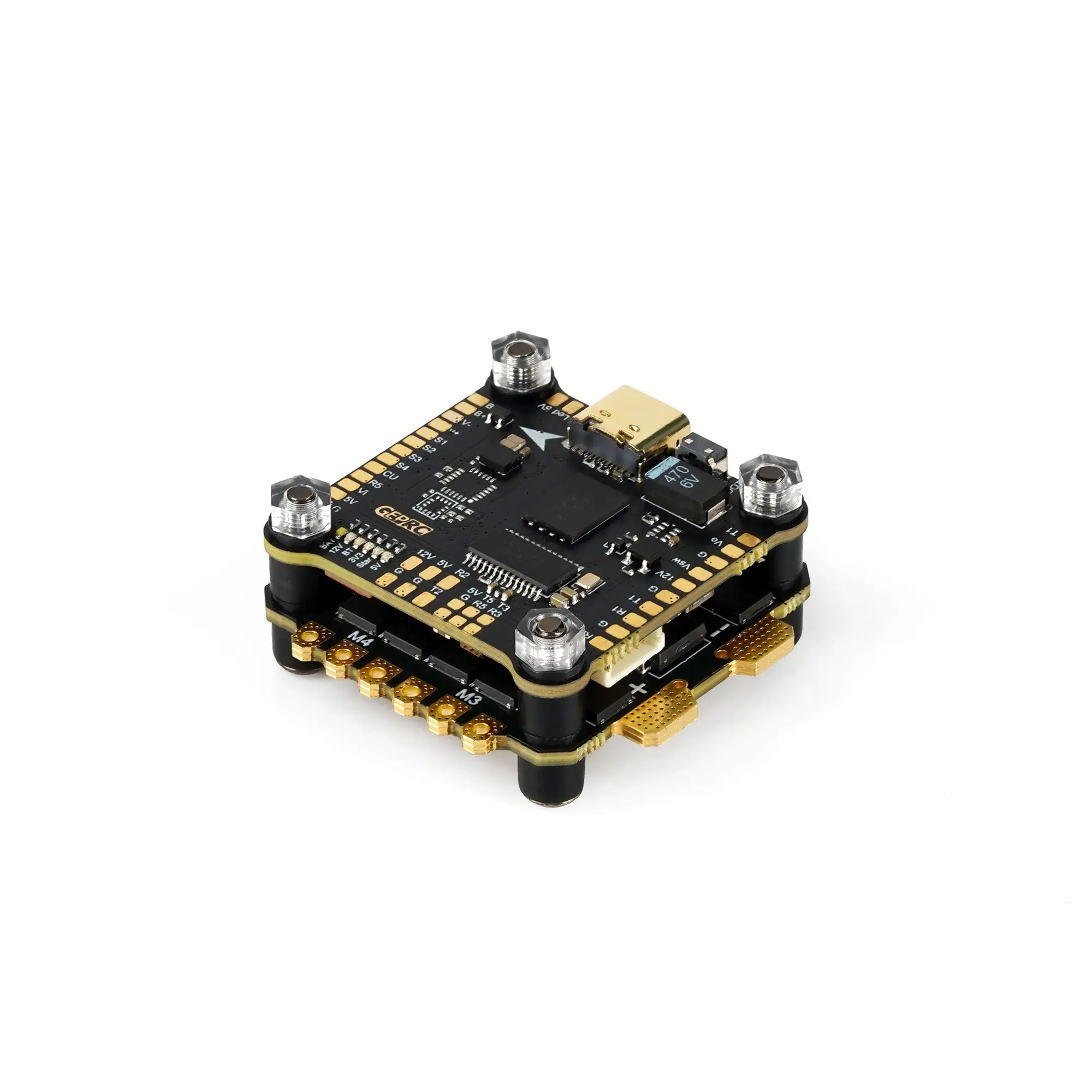

GEPRC SPAN F722-BT-HD v2 Stack F722 управление полетом/BLheli_32 50A 96K 4in1 32-разрядный ESC 3-6S для FPV гоночного дрона поддержка VTX