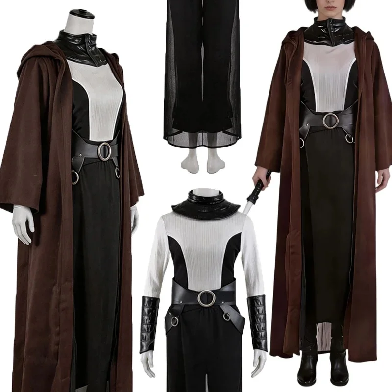 Фото Костюм для косплея LKO Fantasia Nightsisters Asajj Ventress: плащ для женщин, костюм для Хэллоуина и карнавала, одежда для косплея по мотивам фильма «Звездные войны» №2