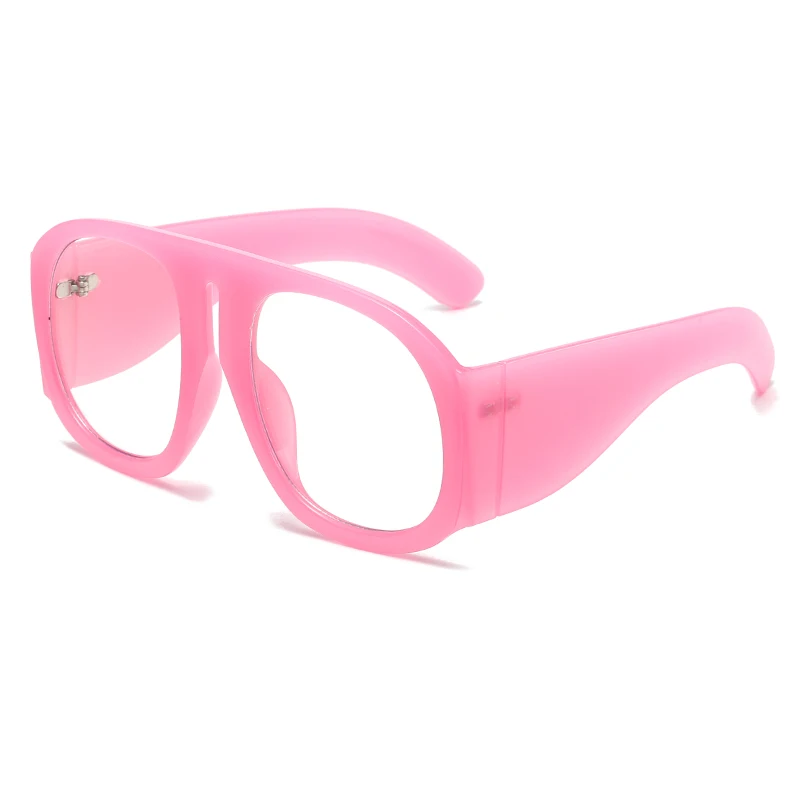 Модные женские овальные очки в стиле ретро оправа для очков трендовые с плоским