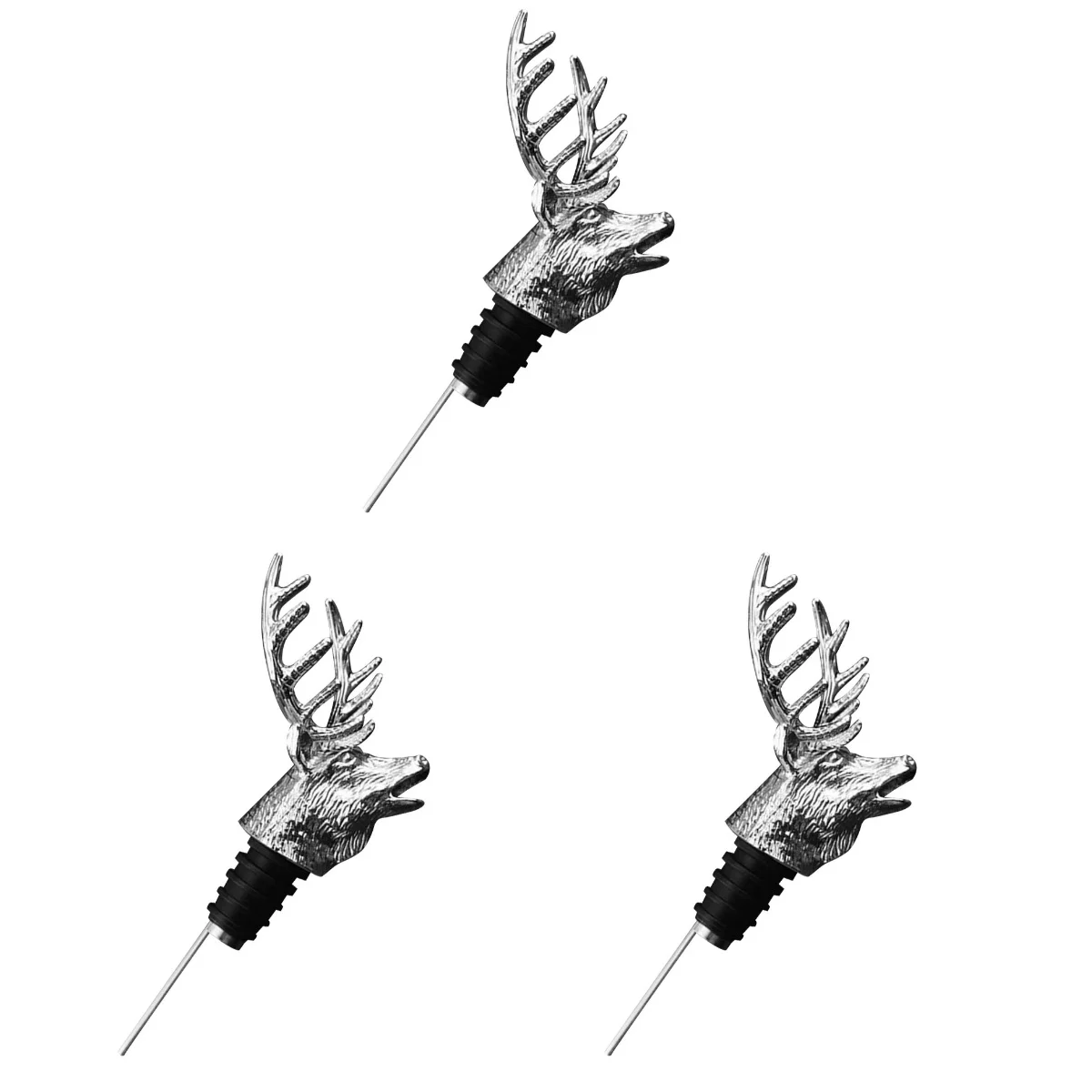 

Металлические носики в форме головы оленя, 3 шт.