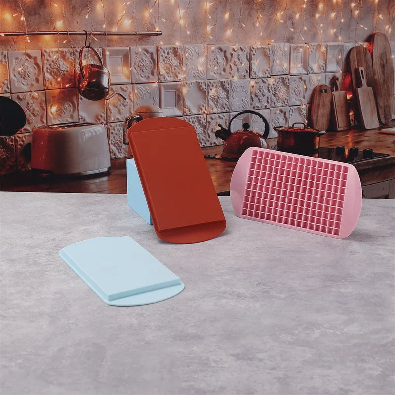 Форма для мини-кубиков льда 160 ячеек многоразовая силиконовая форма