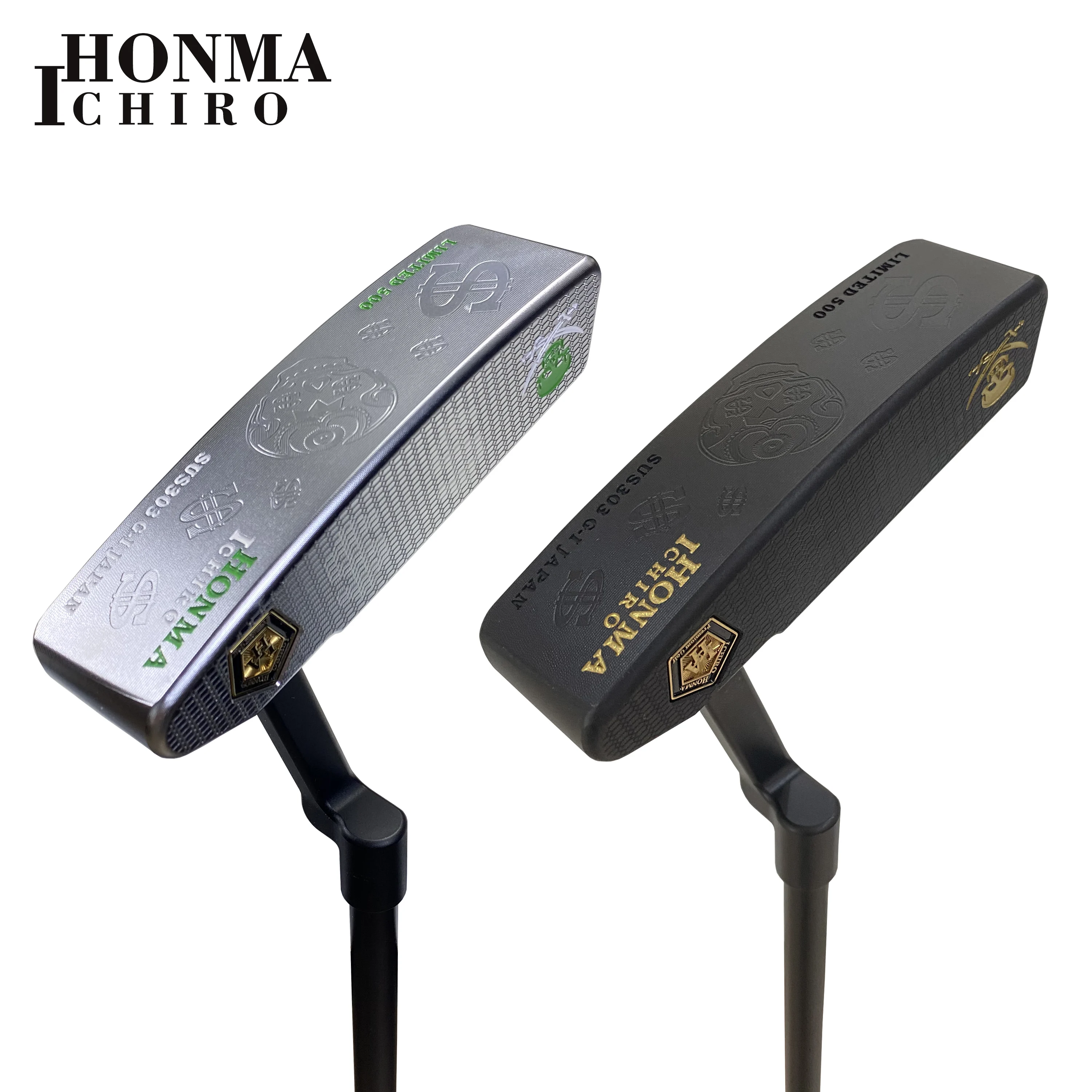 

Ichiro Honma G-I Straight Golf Putter 33/34/35 Inch Clubs Black Steel Shaft With Head Cover Free Shipping