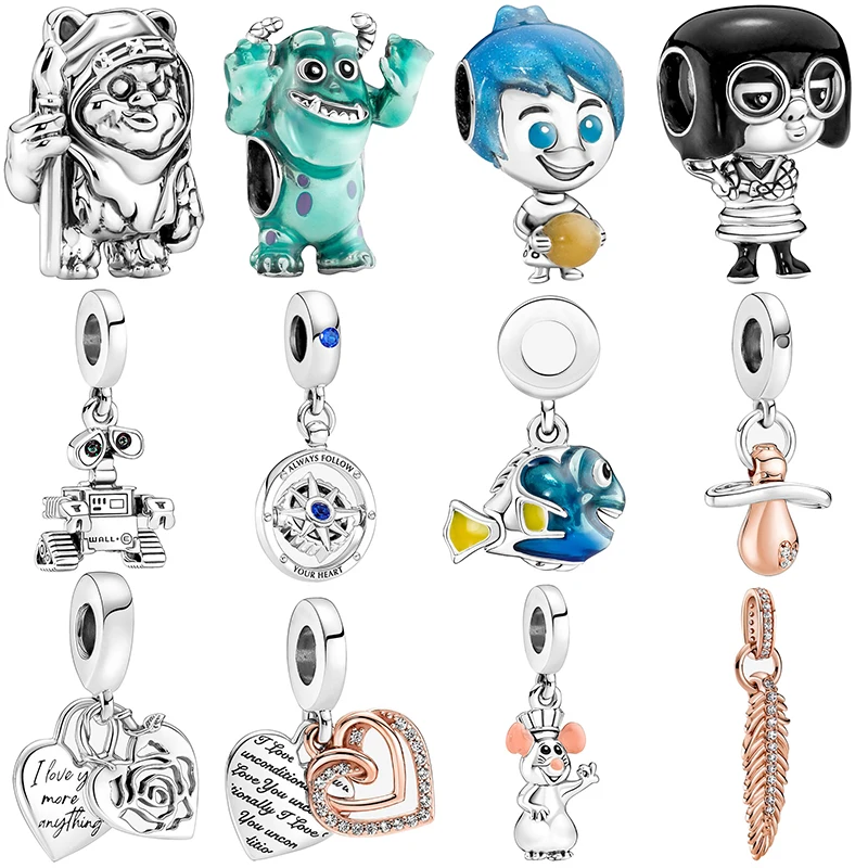 

Disney PIXAR Monsters Inc Sulley Beads for Jewelry Making Fit Original Pandora Charms Bracelet Women Fine Bangle Accessories DIY