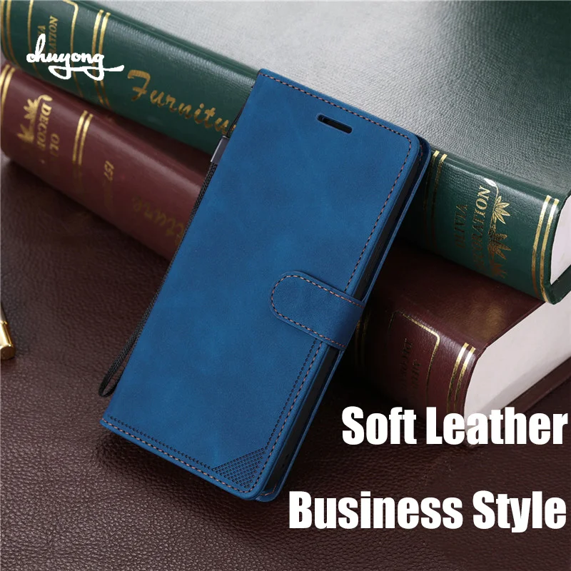 

Anti-theft Brush Leather Case For Samsung Galaxy S22 Pro S21 S20 FE S10 Plus S9 S8 Note 20 Ultra 10 9 8 M32 M12 M02S M40S Cover