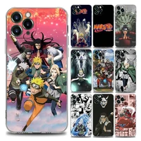 anime naruto clear phone case for iphone 11 12 13 pro max 7 8 se xr xs max 5 5s 6 6s plus soft silicone