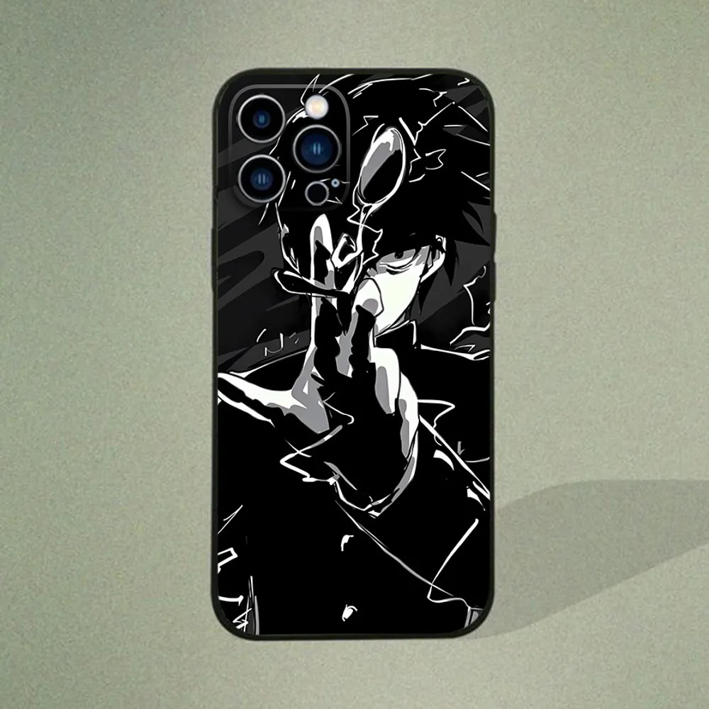 Чехол для телефона Mob Psycho 100 IPhone 15 14 13 12 11 Pro Max Mini 8 7 Plus SE2 X XR XS MAX мягкие силиконовые