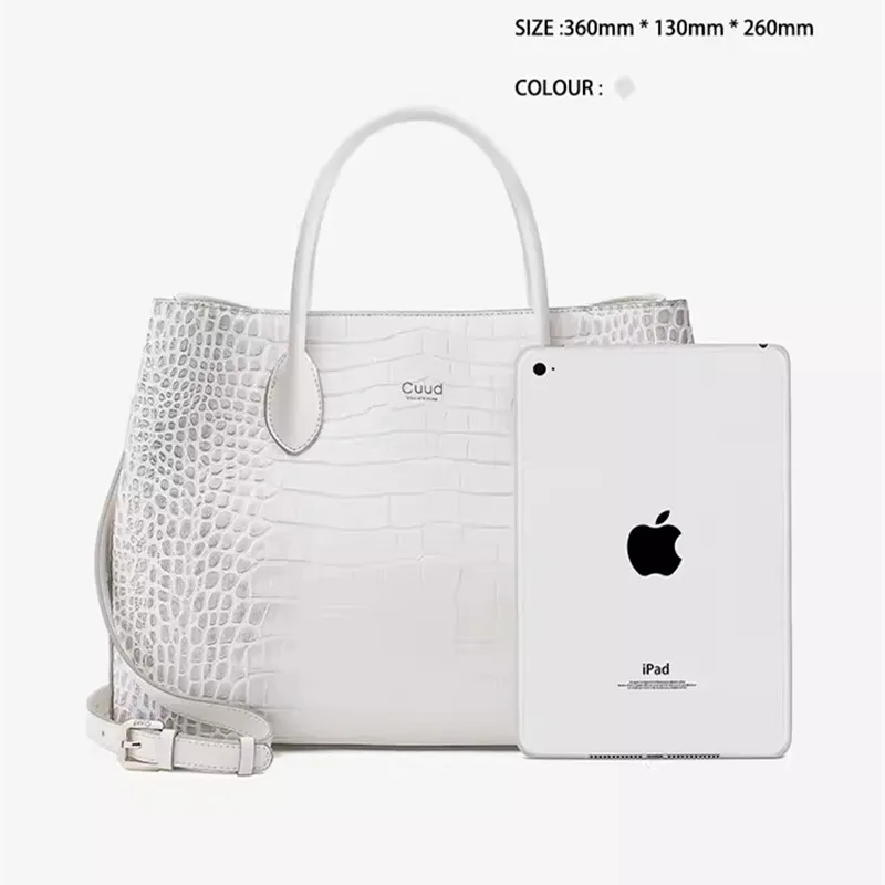 Белые женские сумки из натуральной кожи портфель роскошная модная женская сумка
