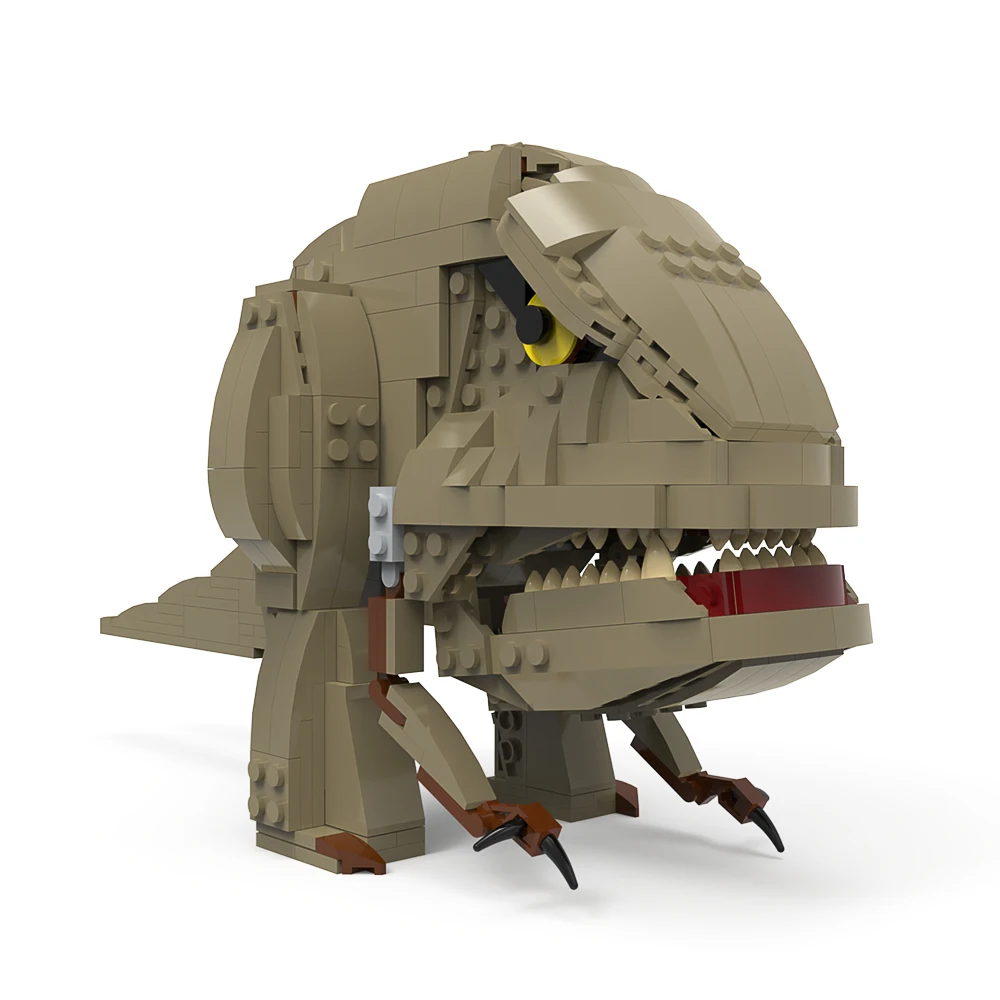 

MOC Desert Fish Blurrg (From The Mandalorianal) Building Blocks Set Space Wars Monster Bricks Toys For Children Birthday Gifts