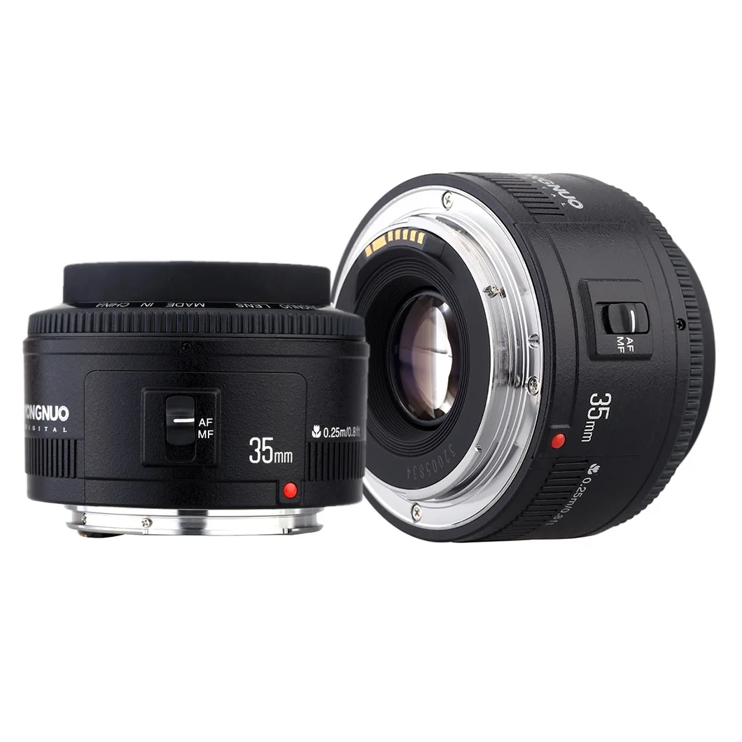 

YONGNUO brand YN35 mm camera lense F2 wide angle prime lens YN 35 mm F2.0 Lens for Canon Mount camera DSLR 600D 70D 60D 6D