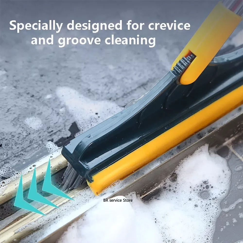 

New in In 1 Magic Broom Mop Floor Cleaning Squeegee 120° Rotating Crevice Cleaning Brush For Bathroom Toilet Window Gap Cleanin
