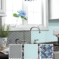 mosaic wall tile peel and stick self adhesive backsplash diy kitchen bathroom decoration home wall sticker vinyl wall decal