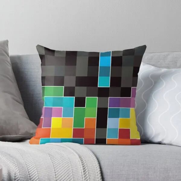 

Mosaic 1494 Tetris Mosaic Printing Throw Pillow Cover Hotel Square Waist Fashion Bed Anime Throw Fashion Pillows not include