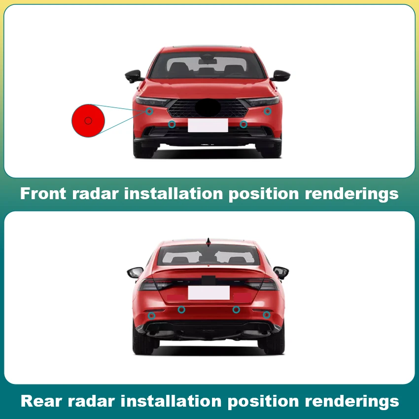 Комплект датчиков парковки автомобильный вспомогательный автоматический
