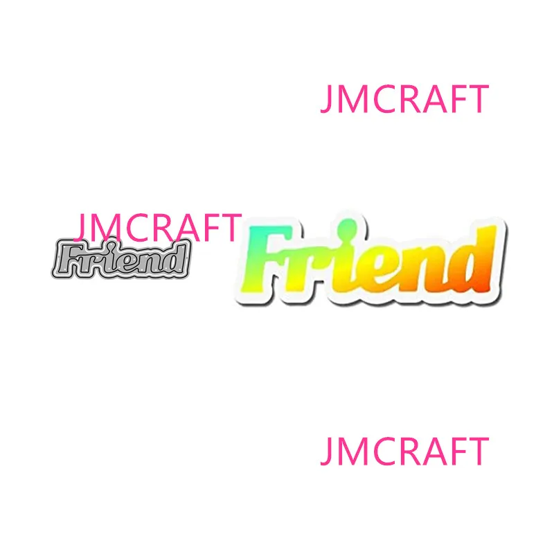 

JMCRAFT 2022 New English Common Words Friend #1Metal Cutting Dies DIY Scrapbook Handmade Paper Craft Metal Steel Template Dies