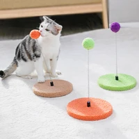 cat spring ball toy funny cat stick to relieve boredom bite resistant kitten pet toy ball
