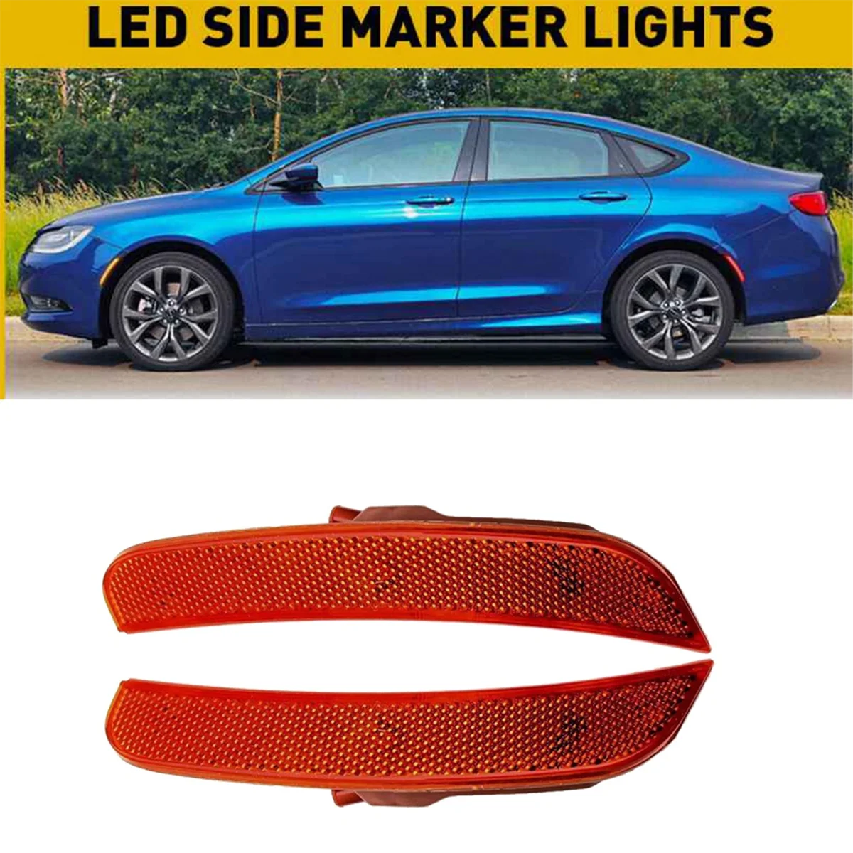 Задняя деталь автомобиля 68213845AD 68213844AD для Chrysler 300C 2015-2022 сигнал поворота