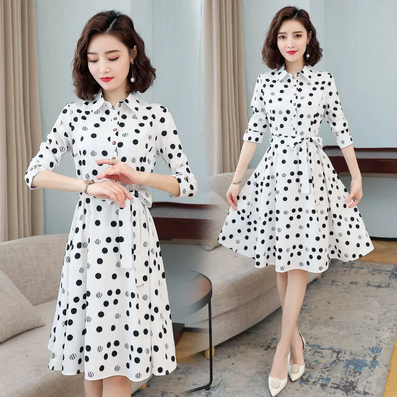 Новинка лета 202 женское темпераментное платье на талии элегантное весеннее в