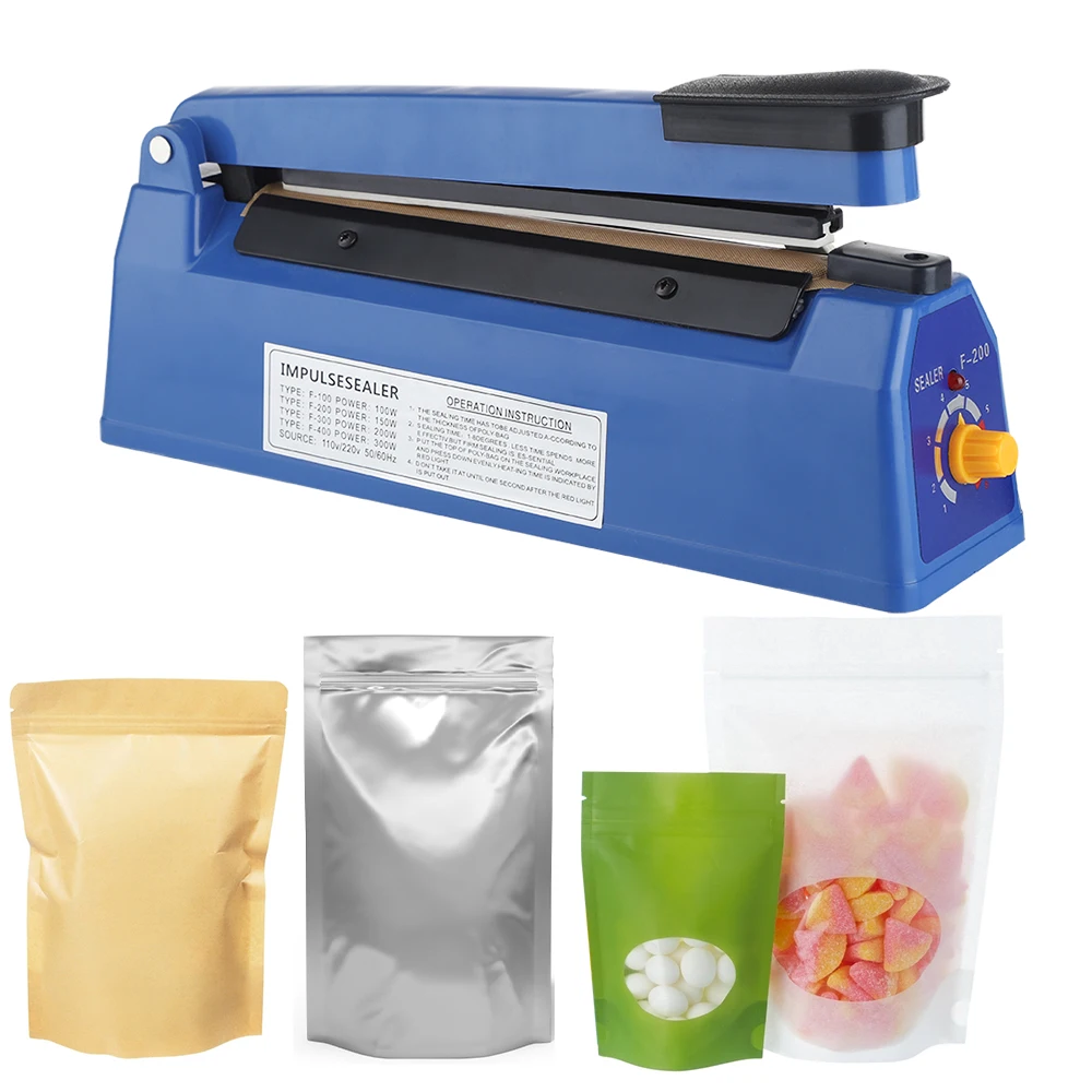 

Portable Mini Heat Close Bag Sealing Machine Plastic Package Sealer Thermal Packaging Closure Vacuum Food Saver Kitchen Gadgets