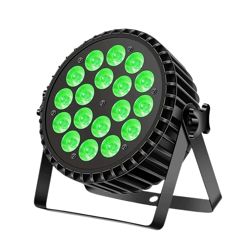 Светодиодный Par Светильник из алюминиевого сплава 18x18 Вт RGBWA + UV Light s 6 в 1