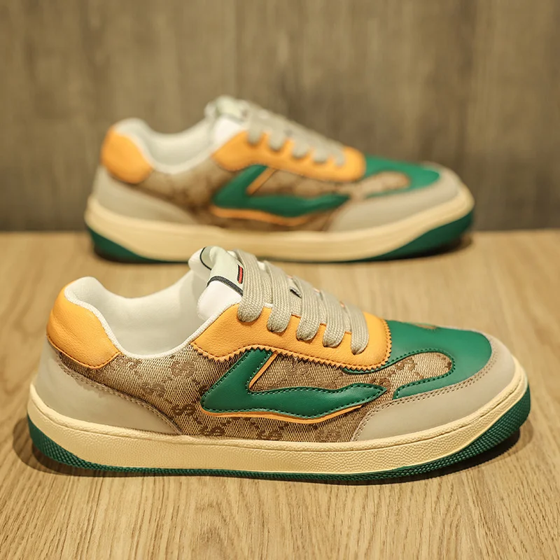 Men Women sport Running Shoes soft sole Breathable Autumn mesh Tennies Shoes comfortable Sneakers Print color matching shoes