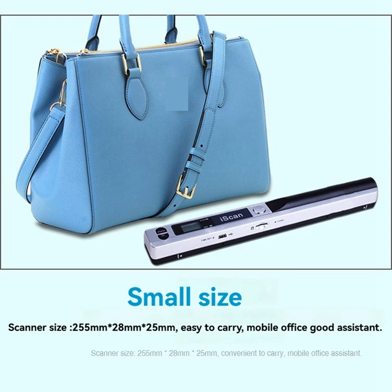 Фото Портативный сканер документов 900DPI для книг и фотографий формата А4, мгновенное сканирование, поддержка форматов JPG/PDF, модель A-A12I №5