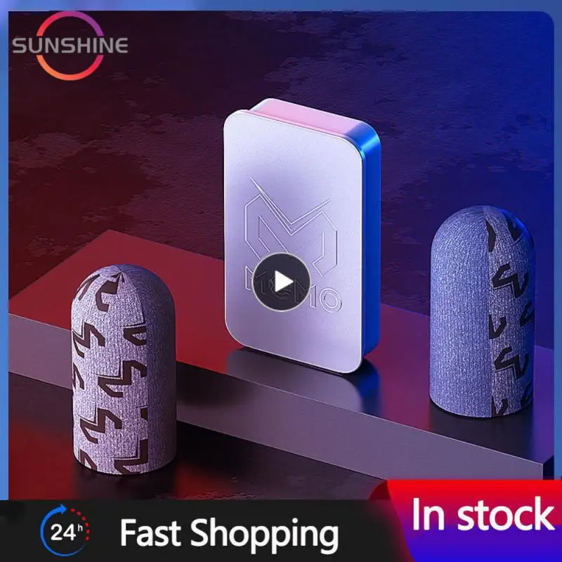 

Gaming Finger Sleeve With Storage Box Anti-sweat Anti-skid Finger Cuff Chicken Artifact Finger Cot Game Finger Cover Finger Cuff