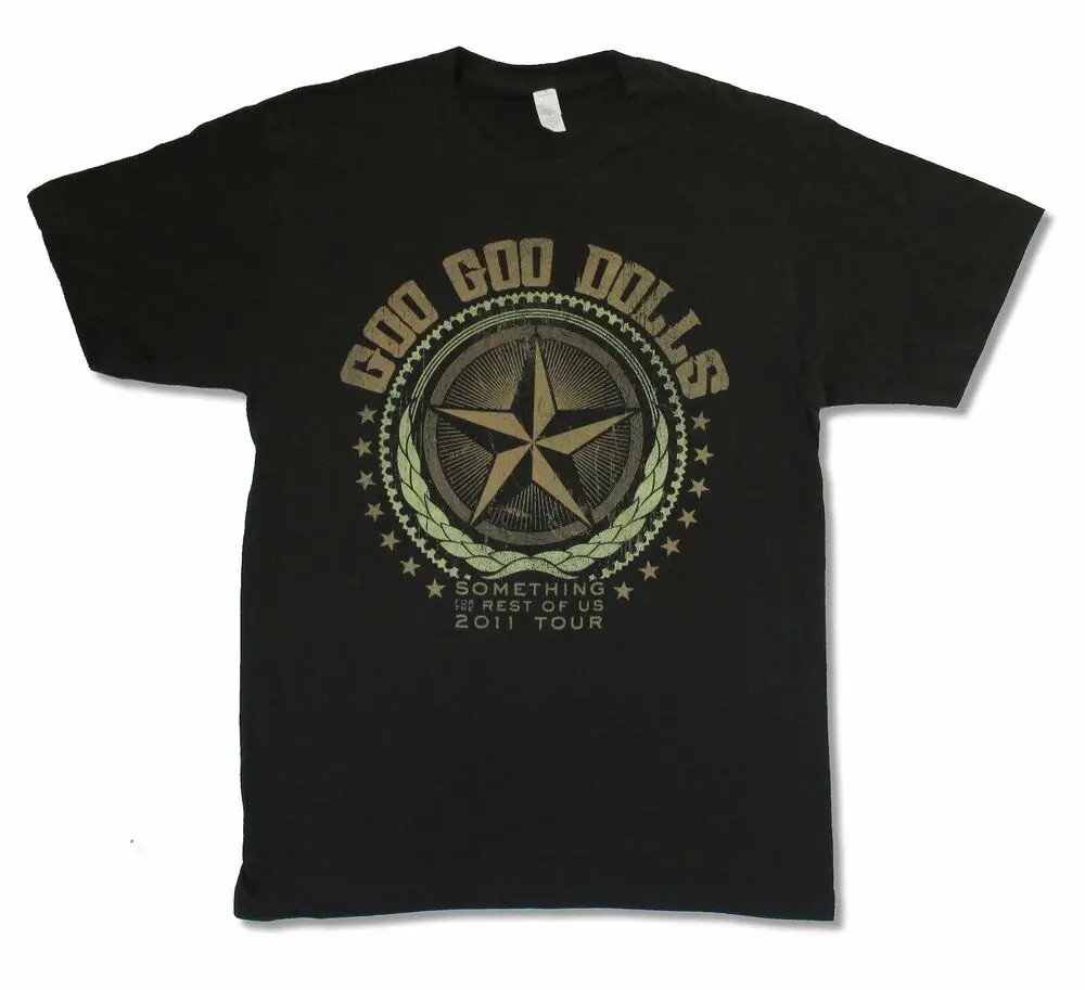 

Goo Goo Dolls Star Tour 2011 (Mi La Leg) Black T Shirt New Band Merch
