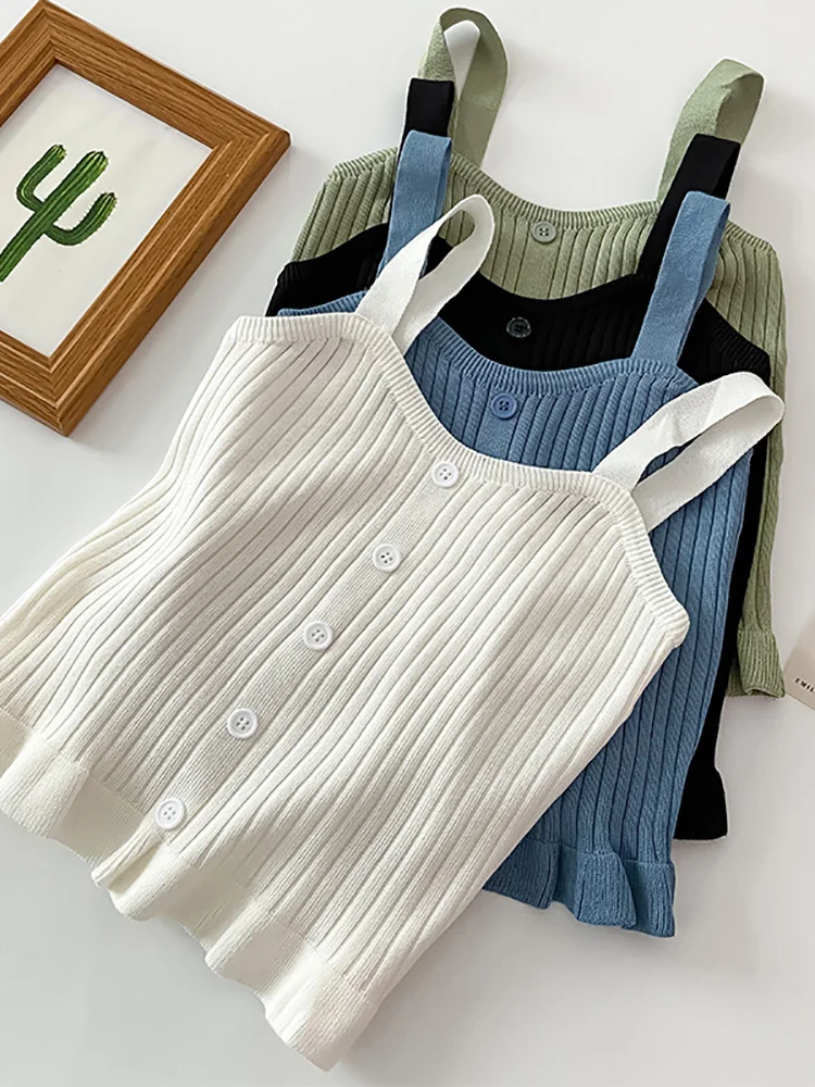 Женский топ с V-образным вырезом, на пуговицах Женский топ с V-образным вырезом, на пуговицах