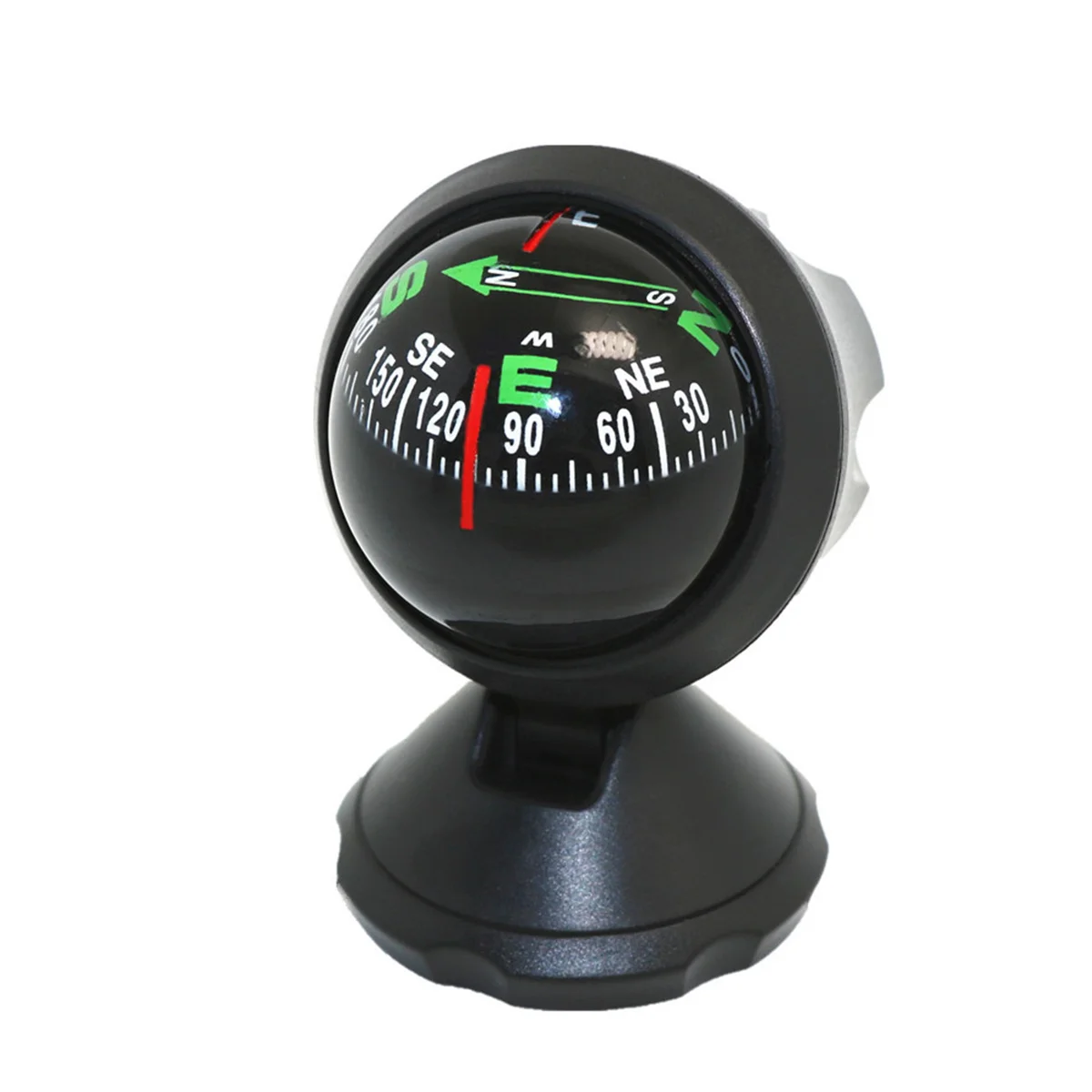 

Car Compass Auto Mini Compass Compact Ball Compass with Adhesive and Delicate Decoration Finding Direction