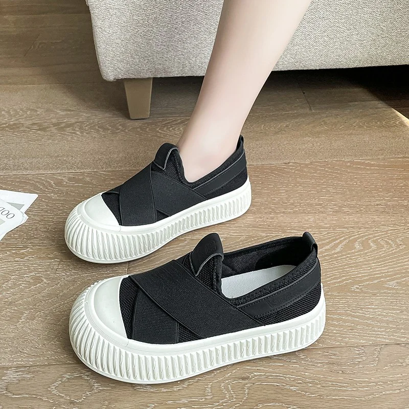 2023 Flat Shoes for Women Basic Women's Flats Summer Breathable Casual Flats Women Mesh Surface Platform Shoes Female tennis