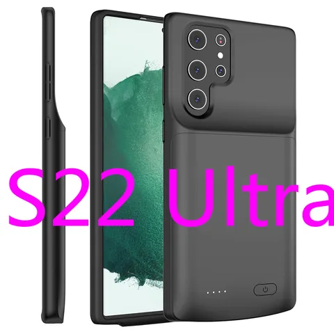 Умный чехол для аккумулятора Samsung Galaxy S22, ультраумный чехол для зарядки внешнего аккумулятора Samsung Galaxy S22 Plus, чехол с батареей
