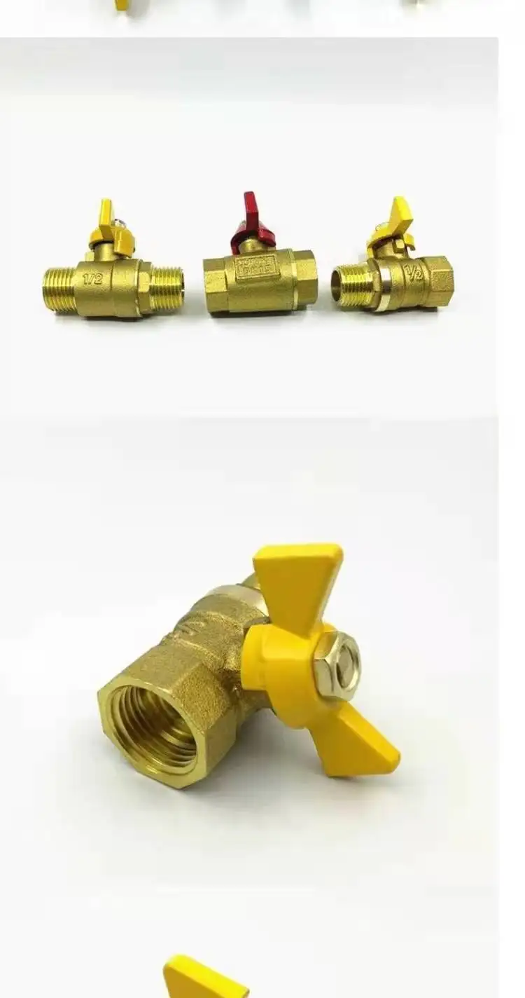 1 шт. латунный шаровой кран 1/2 дюйма 3/4 DN25 пагода маленький пневматический