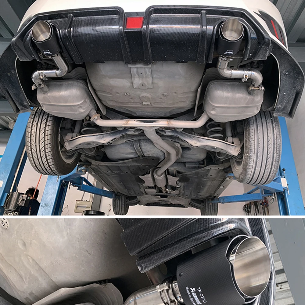 Диффузор для заднего бампера спойлер подбородка губ Honda Civic Sedan 4 Door 10 Gen 2016 17 18 19