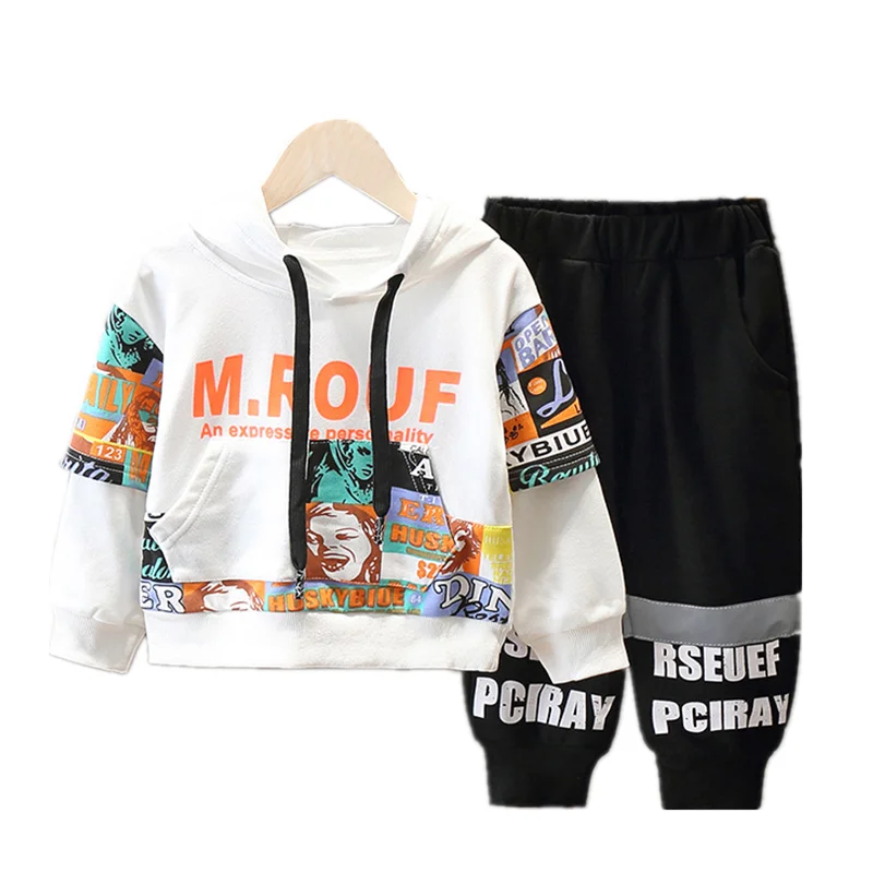 

Baby Girls Boys Clothes 2022 Autumn Spring Children Clothing Casual Suit Outfit Toddler Tracksuit Boys Hoodie + Pants Sport Suit