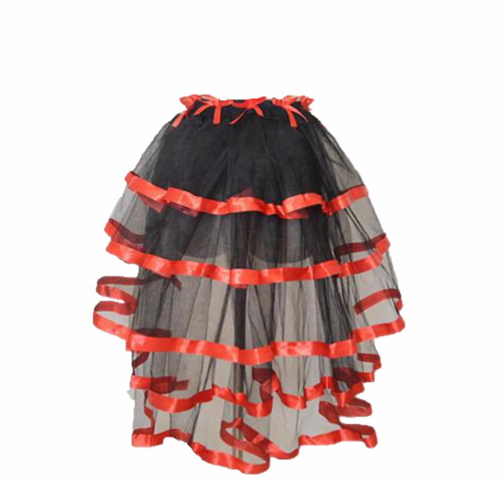 Викторианская юбка в стиле стимпанк с завязкой волшебный пышный костюм-пачка на