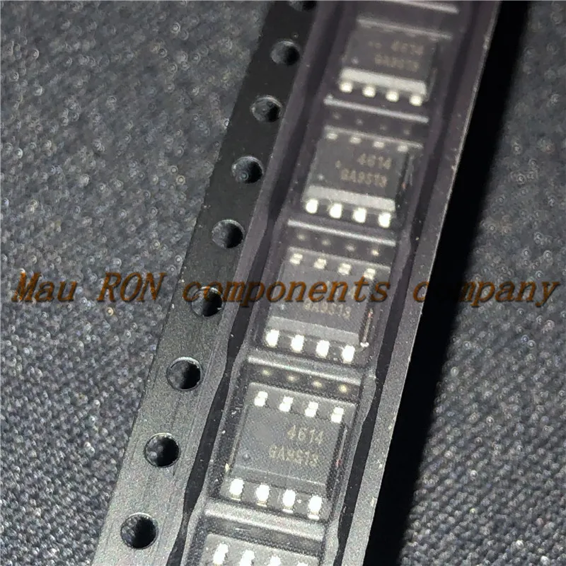 100 шт./лот AO4614 4614 AO4614B SOP-8 ЖК-панели, б/у, высоковольтный чип питания