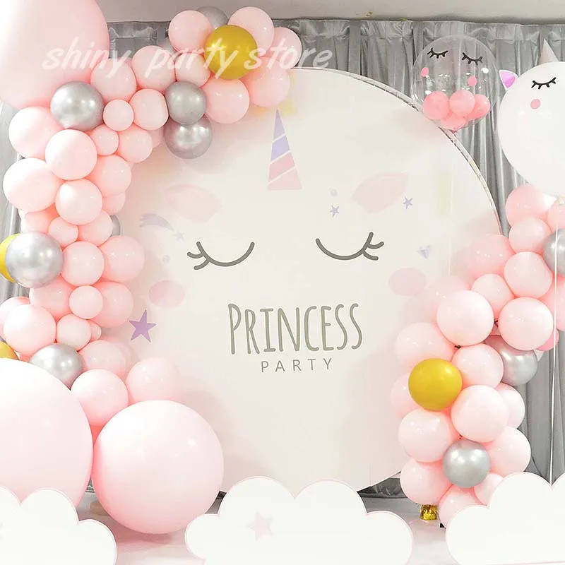 Macaron Радужный воздушный шар гирлянда арочный комплект для девочек пастельная