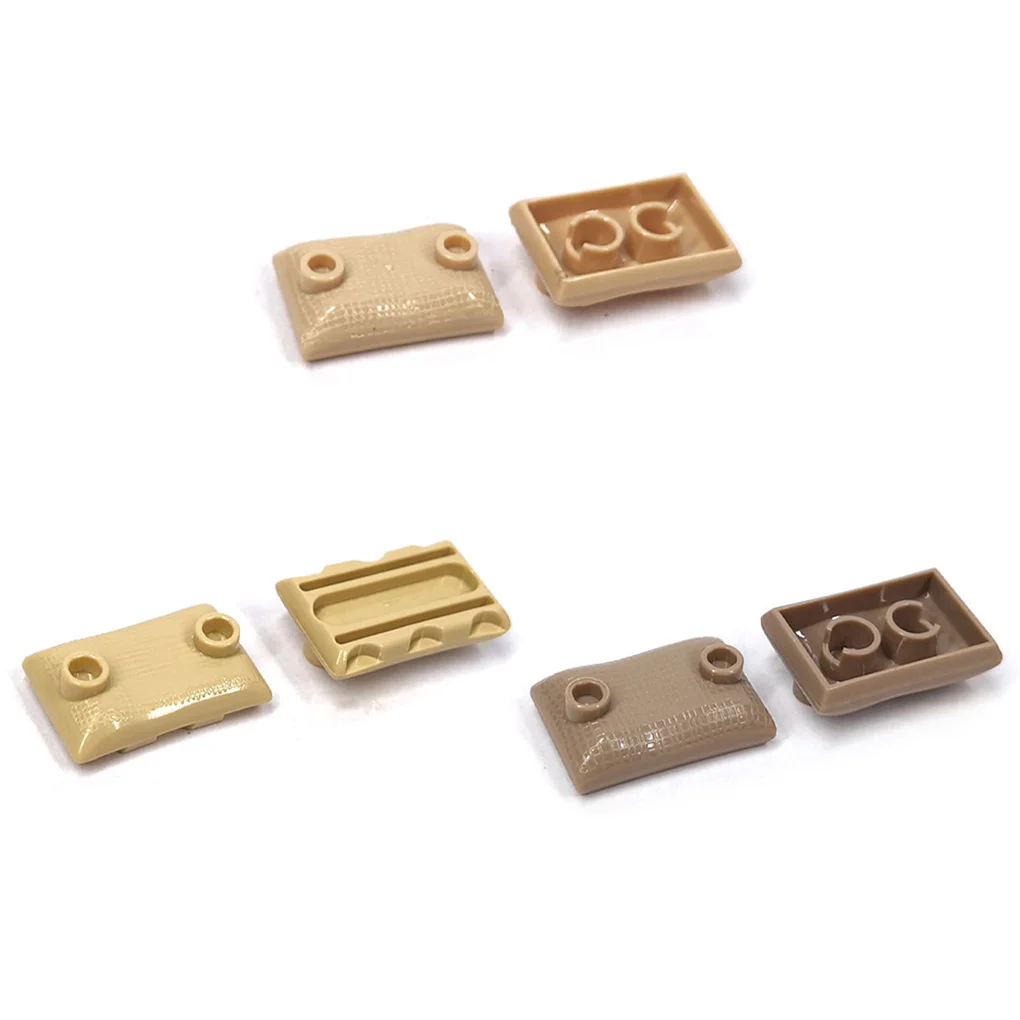 

100X Building Block Solider Sandbags Entertainment Educational Accessories Kid Toy Smooth Surface DIY Prop No Burrs