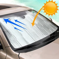 car window sunshades foldable car sun shade anti uv protection sunshade windshield front visor cover curtain auto accessories