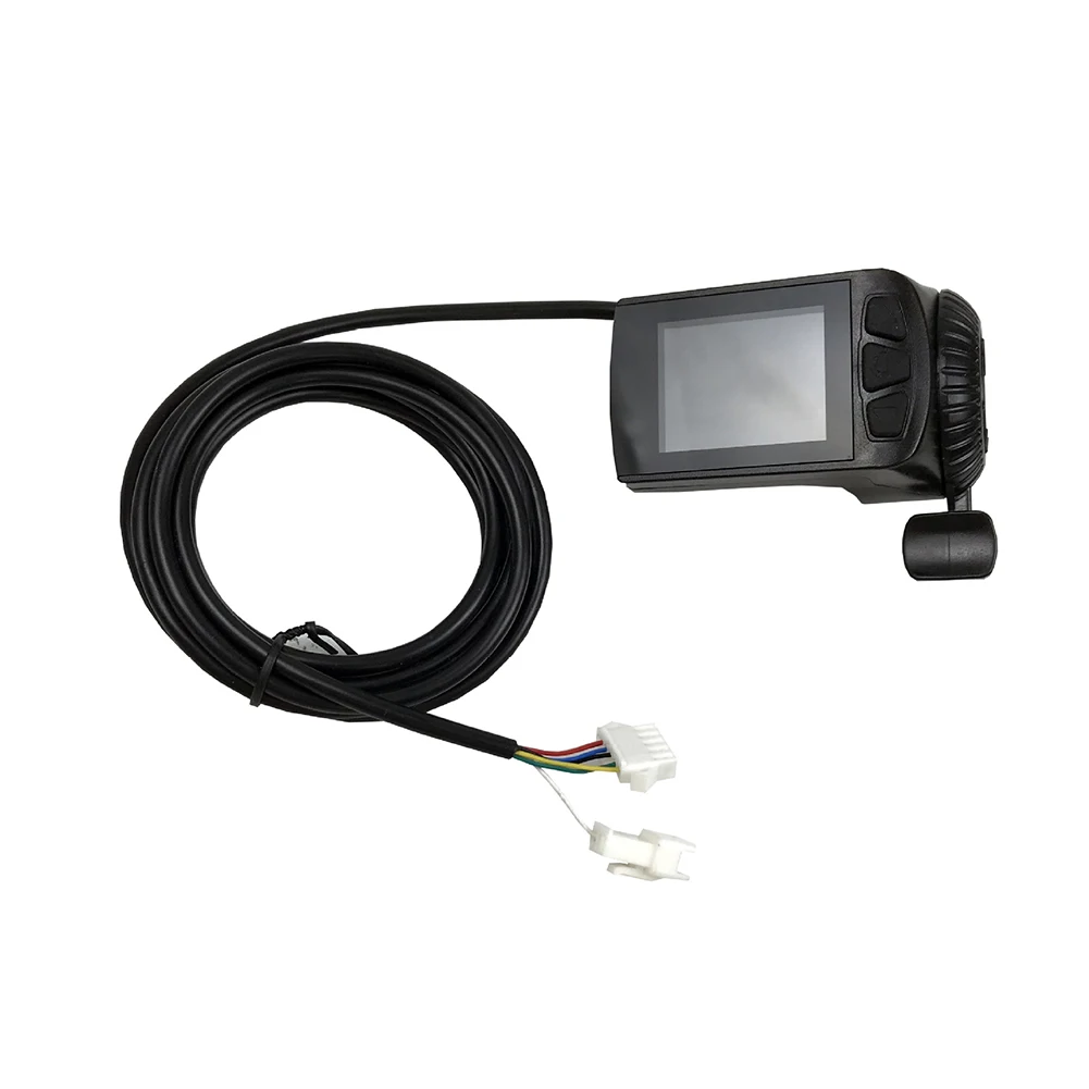 

E-bike Electric Bicycle KT-LCD9R Display Meter Cycling Panel With Thumb Throttle SM Plug Multi-function Display High Quality