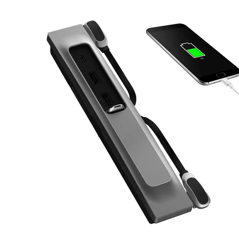 

27W Quick Charger USB Shunt Hub For Car Model 3 Model Y Intelligent Docking Station Splitter Extension Refit Car Accessories