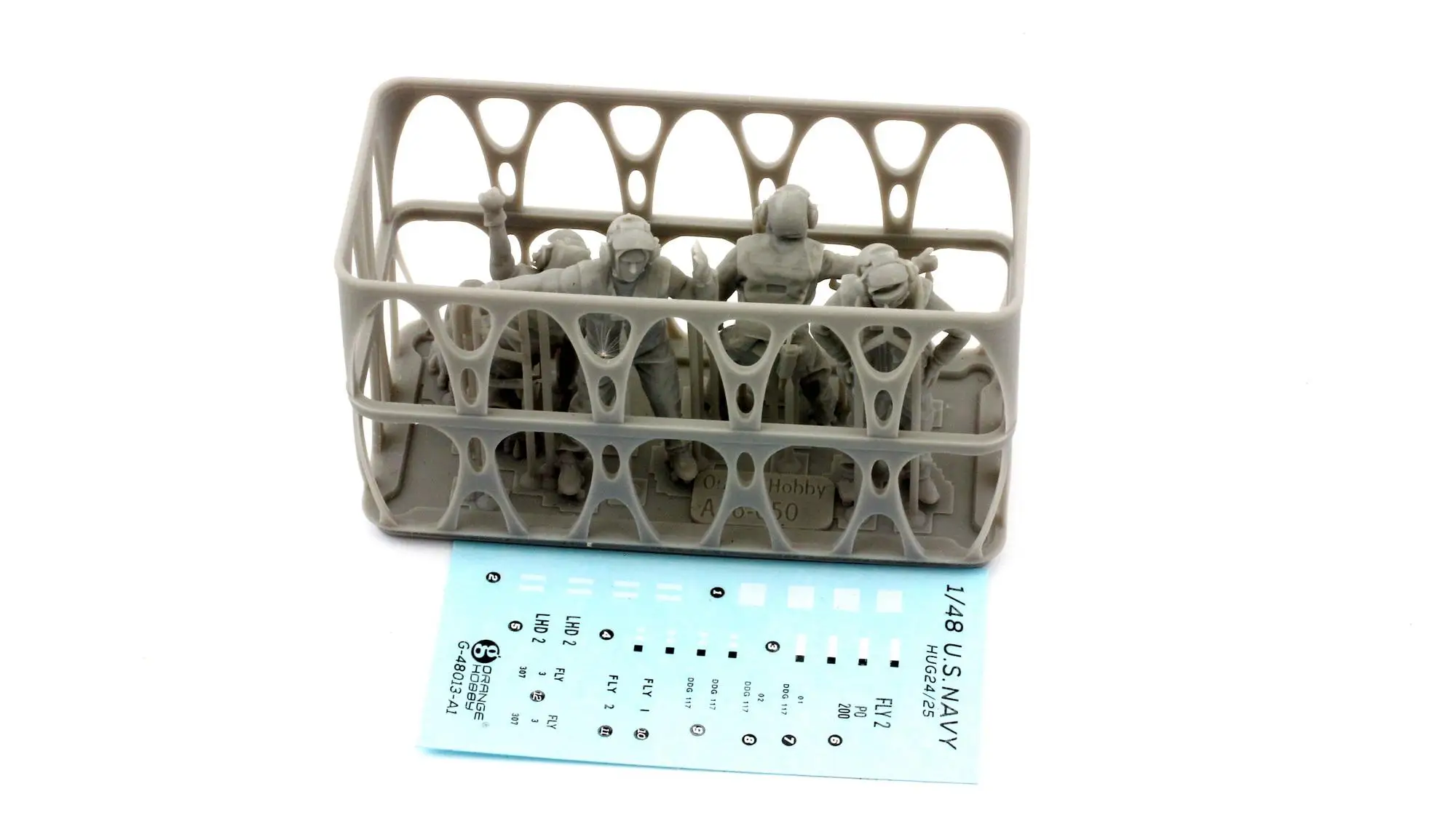 

1/48 U.S. Navy 3D Print Kits Pe Decal For Models Aircraft Handling Officers Of Flight Deck DIY Hobby Making Accessories Tools