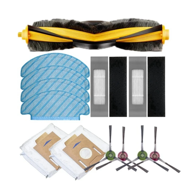 

Основная боковая щетка, Швабра, тканевый мешок для пыли Для ECOVACS DEEBOT T9 AIVI, Замена запчастей для робота-пылесоса